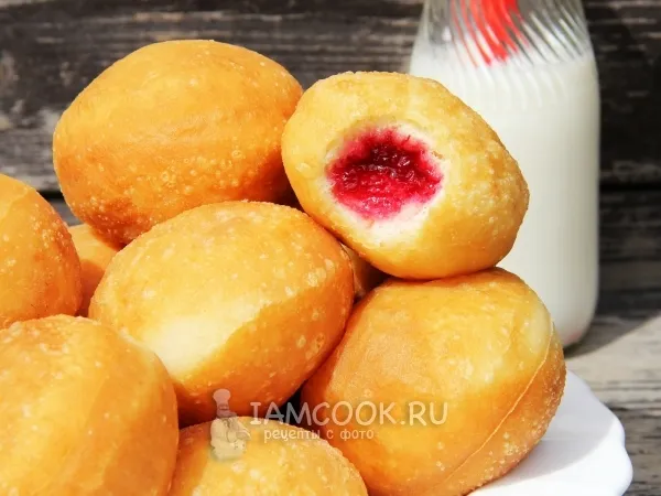 Фото блюда: Пончики с джемом