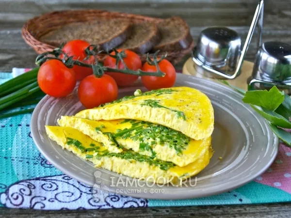 Фото блюда: Омлет из гусиных яиц