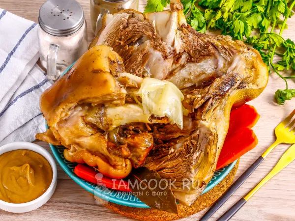 Фото блюда: Рулька в пиве в мультиварке