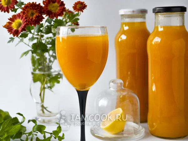 Фото блюда: Тыквенный сок с лимоном