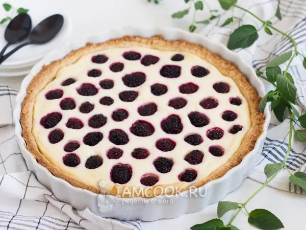 Фото блюда: Чизкейк с ежевикой