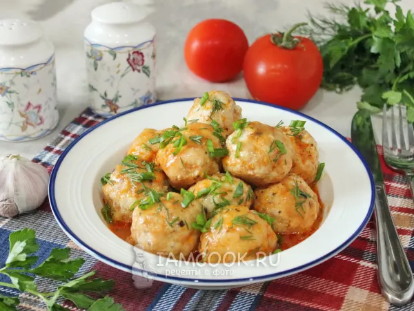 Фото блюда: Постные рыбные тефтели