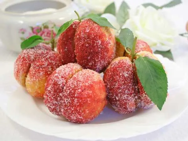 Фото блюда: Пирожные «Персики»