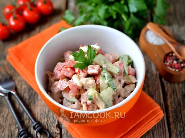 Фото блюда: Салат «Малибу»