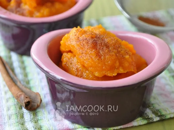 Фото блюда: Тыквенное пюре с корицей