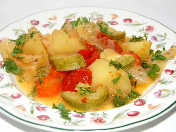 Фото блюда: Овощное рагу в духовке