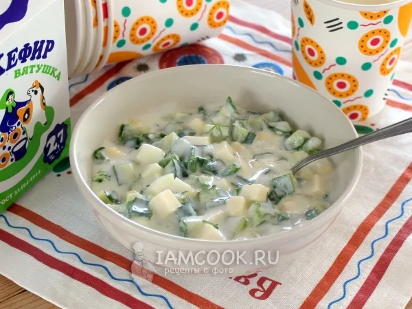 Фото блюда: Диетическая окрошка