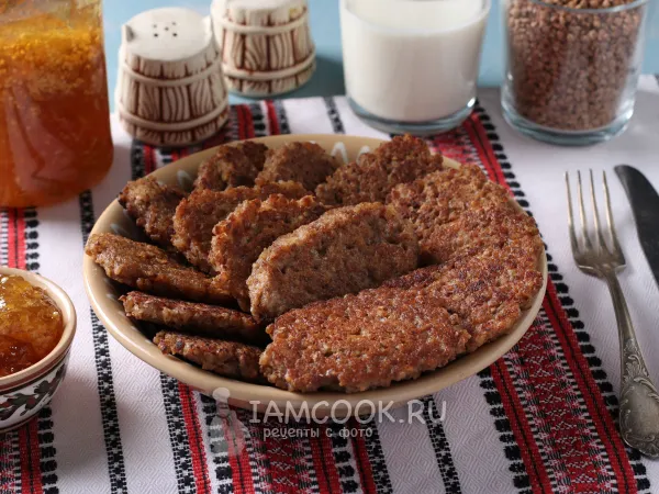 Фото блюда: Оладьи из варёной гречки