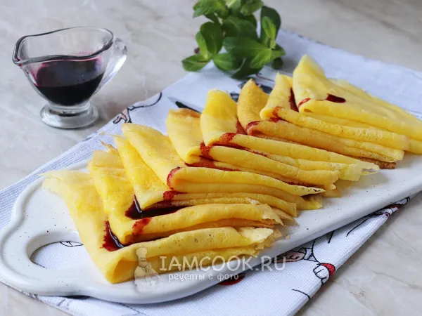 Фото блюда: Блины на воде и крахмале