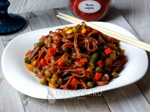 Фото блюда: Соба с овощами