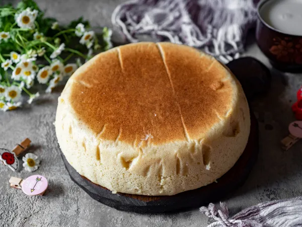 Фото блюда: Манник с бананом в мультиварке (на кефире)