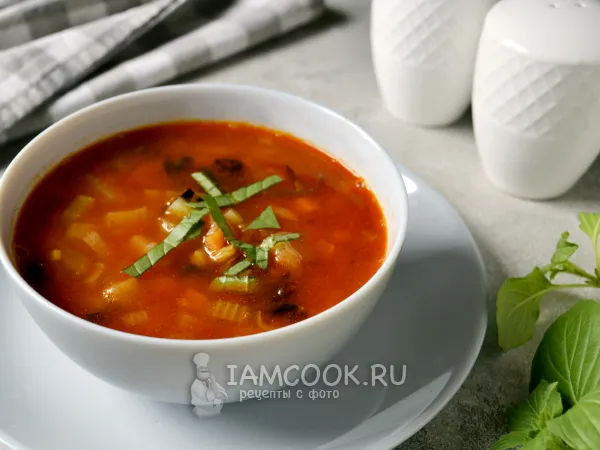 Фото блюда: Итальянский суп с чечевицей