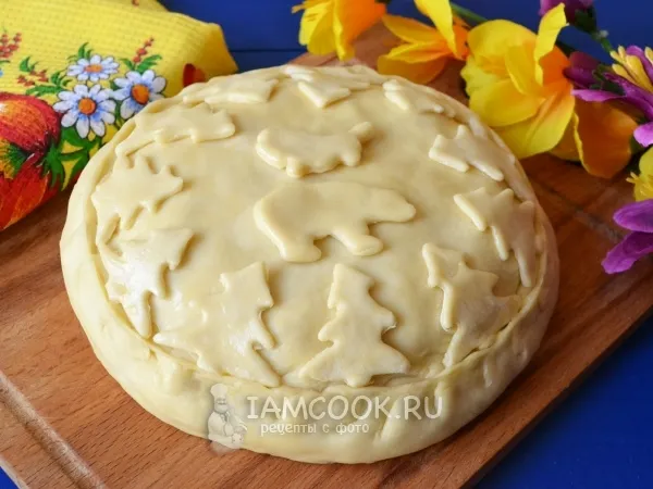 Фото блюда: Тесто для курника (классический рецепт)