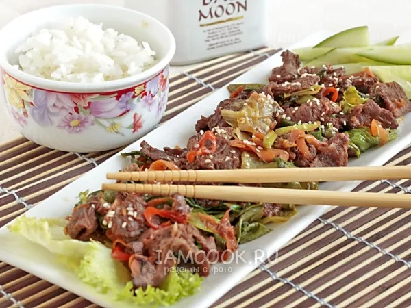 Фото блюда: Говядина по-тайски