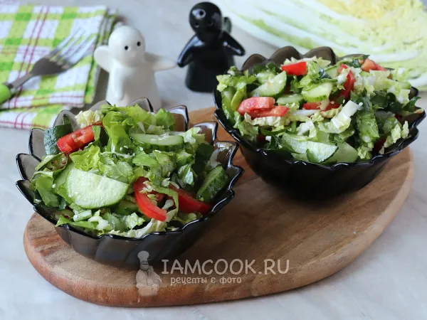 Фото блюда: Диетический салат из пекинской капусты (ПП)