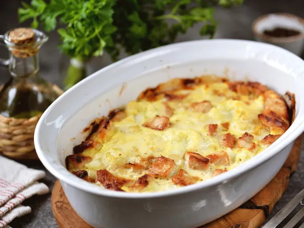 Фото блюда: Запеканка из индейки с цветной капустой