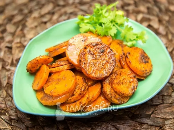 Фото блюда: Морковь, запеченная с коньяком