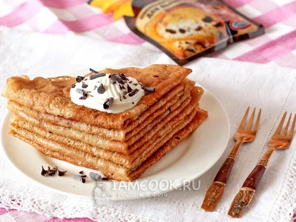 Фото блюда: Кофейные блинчики