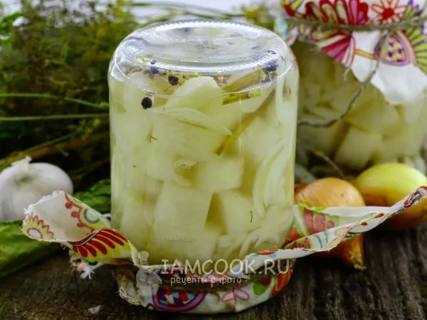 Фото блюда: Капуста кольраби на зиму