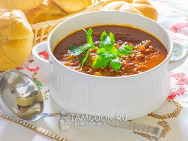 Фото блюда: Суп-гуляш из говядины