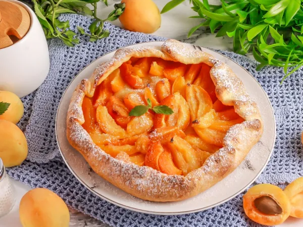 Фото блюда: Творожная галета с абрикосами