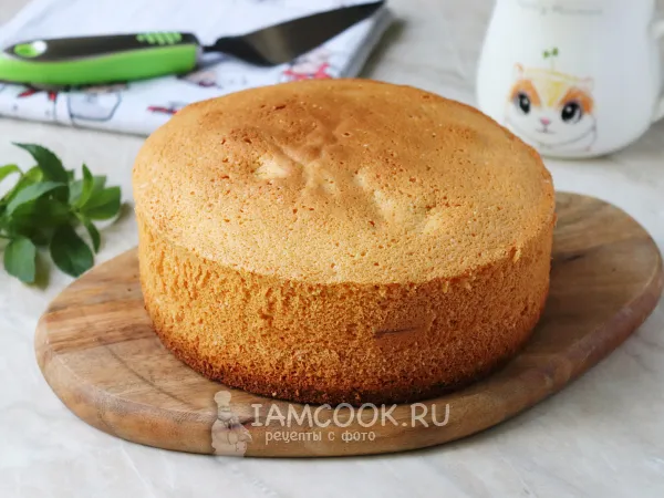 Фото блюда: Бисквит без разделения яиц
