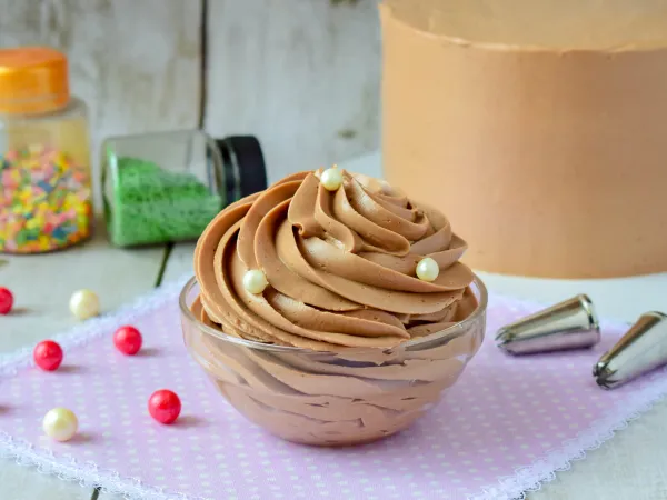 Фото блюда: Шоколадный крем чиз на масле