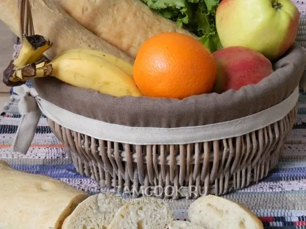 Фото блюда: Чиабатта на закваске