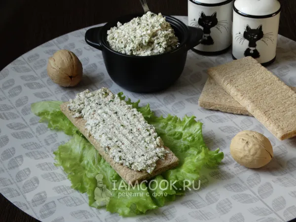 Фото блюда: Творог с орехами