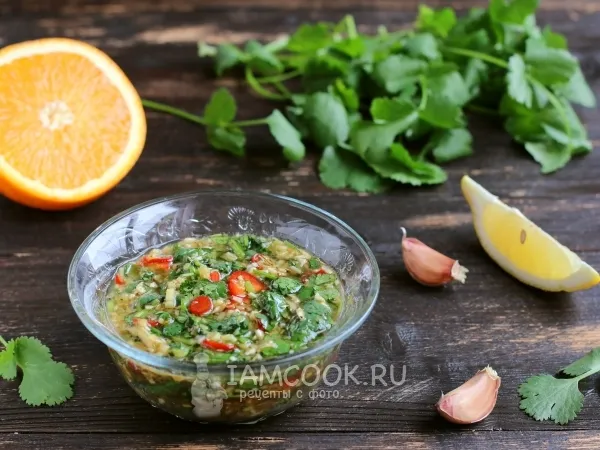 Фото блюда: Маринад для креветок на мангале