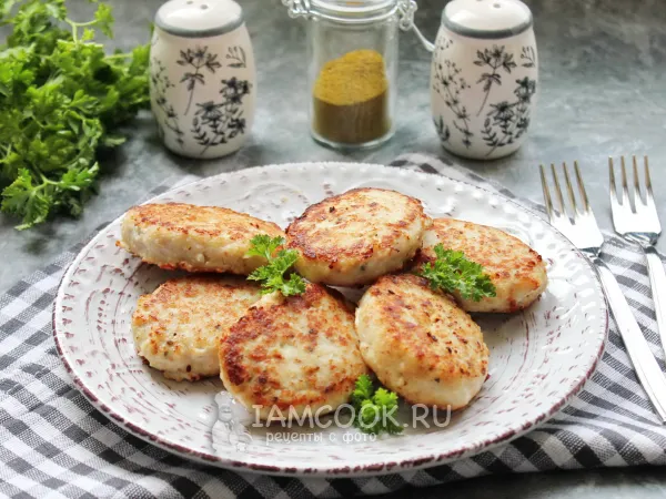 Фото блюда: Сочные котлеты из хека