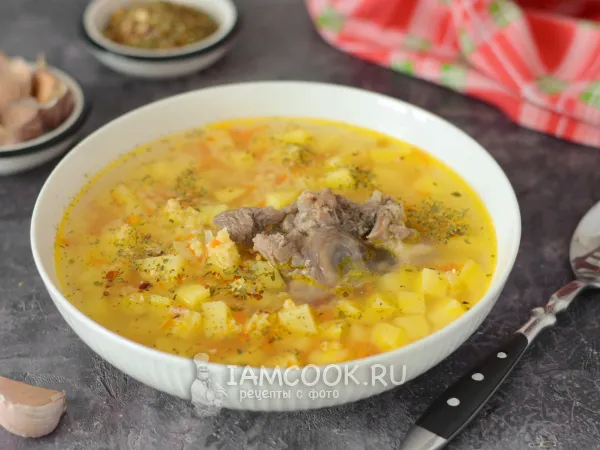 Фото блюда: Суп из свиного рагу
