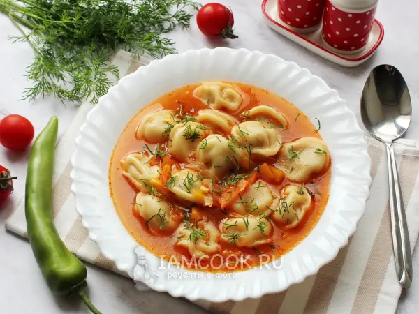 Фото блюда: Суп с пельменями по-узбекски