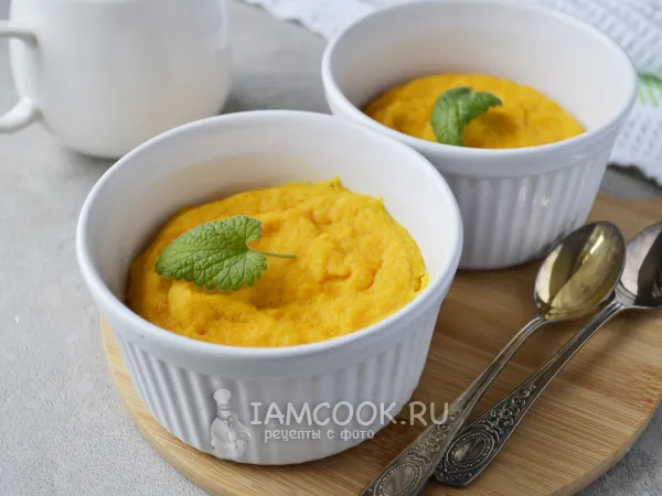 Фото блюда: Диетическое морковное суфле (на пару)