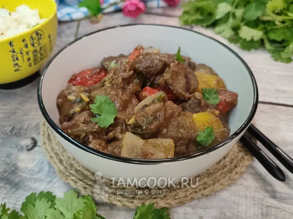 Фото блюда: Печень по-китайски