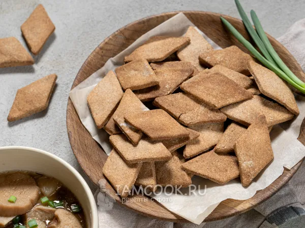 Фото блюда: Криспы ржаные (хлебцы) на закваске