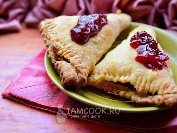 Фото блюда: Слойки с вишней