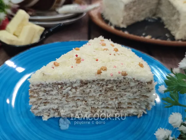 Фото блюда: Блинный торт с рикоттой