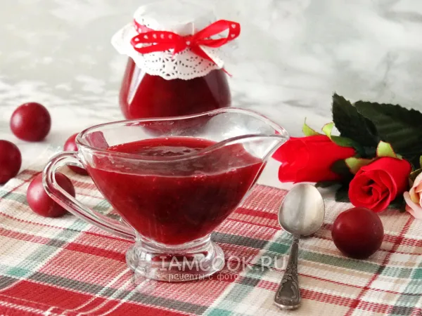 Фото блюда: Пюре из алычи на зиму