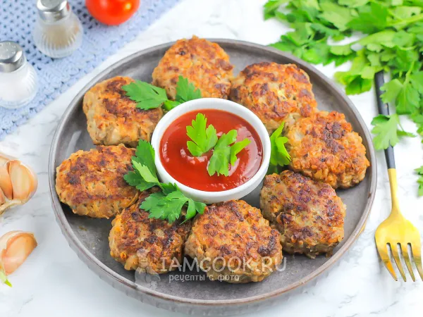 Фото блюда: Фарш с квашеной капустой (+котлеты из него)