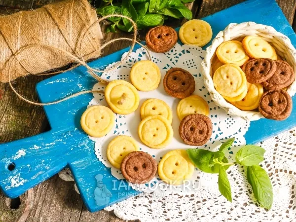 Фото блюда: Печенье «Пуговицы»