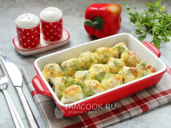 Фото блюда: Фрикадельки из индейки в духовке