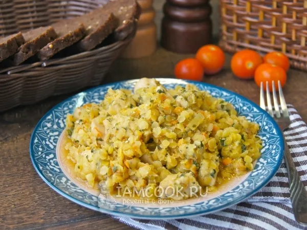 Фото блюда: Чечевица с курицей