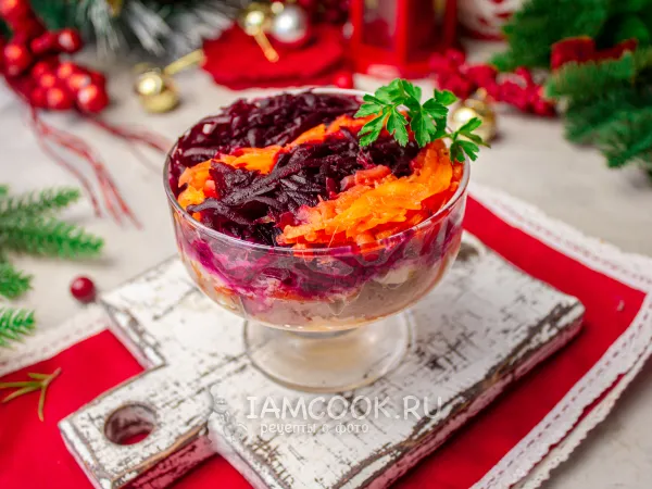 Фото блюда: Селедка под шубой по Дюкану