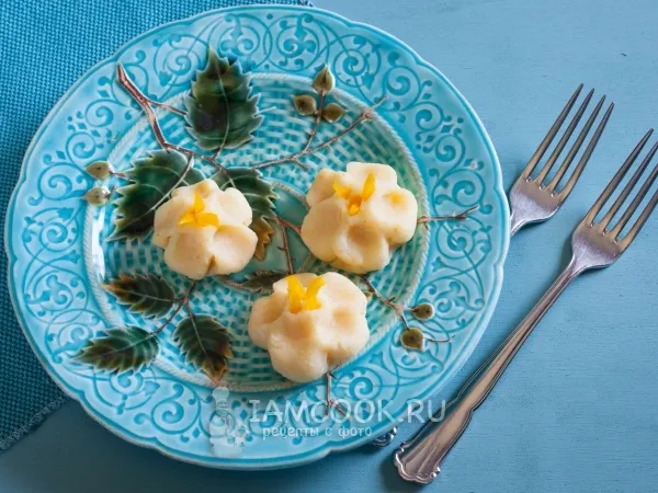 Фото блюда: Закуска «Картошка с крабовыми палочками»