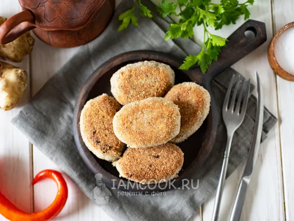 Фото блюда: Котлеты из топинамбура
