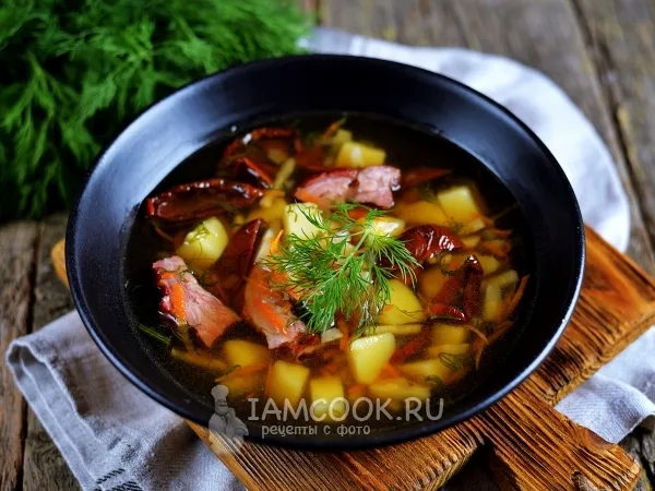 Фото блюда: Суп с вялеными томатами