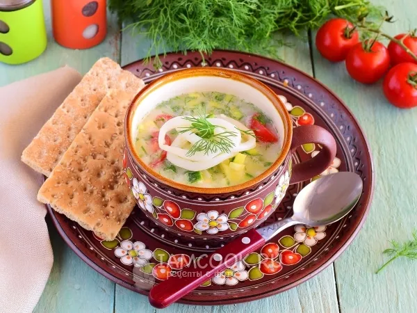 Фото блюда: Средиземноморская окрошка