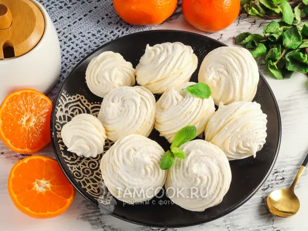 Фото блюда: Мандариновый зефир