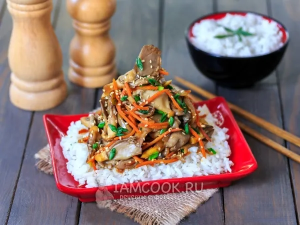 Фото блюда: Жареные вешенки